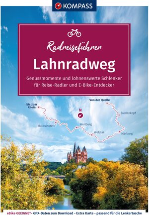 Buchcover KOMPASS Radreiseführer Lahnradweg  | EAN 9783991213277 | ISBN 3-99121-327-3 | ISBN 978-3-99121-327-7