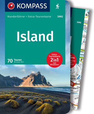 Buchcover KOMPASS Wanderführer Island, 70 Touren mit Extra-Tourenkarte | Michael Will | EAN 9783991214823 | ISBN 3-99121-482-2 | ISBN 978-3-99121-482-3