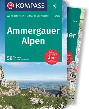 Buchcover KOMPASS Wanderführer Ammergauer Alpen, 50 Touren mit Extra-Tourenkarte | Siegfried Garnweidner | EAN 9783991214885 | ISBN 3-99121-488-1 | ISBN 978-3-99121-488-5