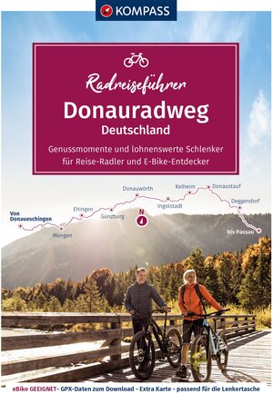 Buchcover KOMPASS Radreiseführer Donauradweg Deutschland  | EAN 9783991215202 | ISBN 3-99121-520-9 | ISBN 978-3-99121-520-2