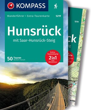 Buchcover KOMPASS Wanderführer Hunsrück mit Saar-Hunsrück-Steig, 50 Touren mit Extra-Tourenkarte | Norbert Forsch | EAN 9783991215431 | ISBN 3-99121-543-8 | ISBN 978-3-99121-543-1