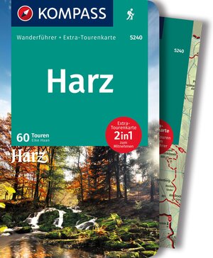 Buchcover KOMPASS Wanderführer Harz, 60 Touren | Elke Haan | EAN 9783991215448 | ISBN 3-99121-544-6 | ISBN 978-3-99121-544-8
