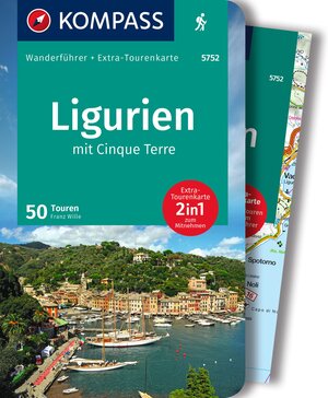 Buchcover KOMPASS Wanderführer Ligurien mit Cinque Terre, 50 Touren mit Extra-Tourenkarte | Franz Wille | EAN 9783991215509 | ISBN 3-99121-550-0 | ISBN 978-3-99121-550-9