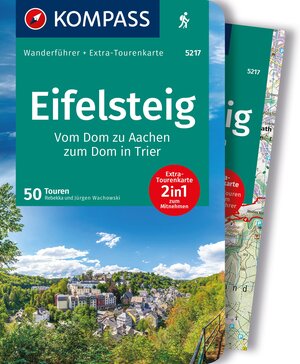 Buchcover KOMPASS Wanderführer Eifelsteig, 50 Touren mit Extra-Tourenkarte | Rebekka und Jürgen Wachowski | EAN 9783991216063 | ISBN 3-99121-606-X | ISBN 978-3-99121-606-3