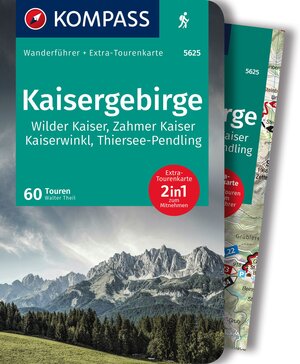 Buchcover KOMPASS Wanderführer Kaisergebirge, 60 Touren mit Extra-Tourenkarte | Walter Theil | EAN 9783991216070 | ISBN 3-99121-607-8 | ISBN 978-3-99121-607-0