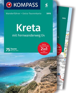 Buchcover KOMPASS Wanderführer Kreta mit Weitwanderweg E4, 75 Touren mit Extra-Tourenkarte | Michael Will | EAN 9783991216094 | ISBN 3-99121-609-4 | ISBN 978-3-99121-609-4