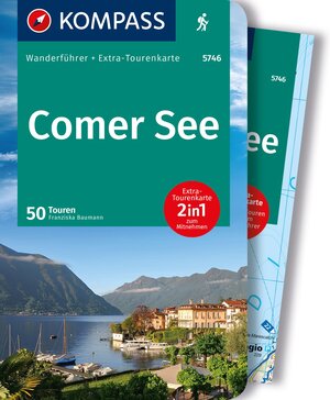 Buchcover KOMPASS Wanderführer Comer See, 50 Touren mit Extra-Tourenkarte | Franziska Baumann | EAN 9783991217732 | ISBN 3-99121-773-2 | ISBN 978-3-99121-773-2