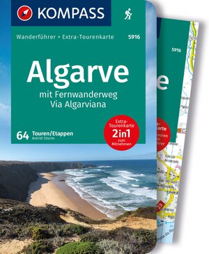 Buchcover KOMPASS Wanderführer Algarve mit Fernwanderweg Via Algarviana, 64 Touren / Etappen mit Extra-Tourenkarte | Astrid Sturm | EAN 9783991217763 | ISBN 3-99121-776-7 | ISBN 978-3-99121-776-3