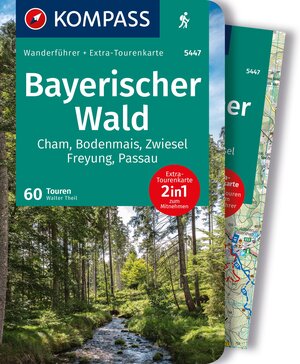 Buchcover KOMPASS Wanderführer Bayerischer Wald, Cham, Bodenmais, Zwiesel, Freyung, Passau, 60 Touren mit Extra-Tourenkarte | Walter Theil | EAN 9783991218302 | ISBN 3-99121-830-5 | ISBN 978-3-99121-830-2