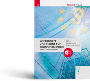 Buchcover Wirtschaft und Recht für Techniker/innen IV HTL E-Book Solo | Katharina Kiss | EAN 9783991510000 | ISBN 3-99151-000-6 | ISBN 978-3-99151-000-0
