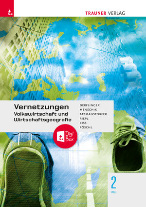 Buchcover Vernetzungen - Geografie (Volkswirtschaft und Wirtschaftsgeografie) 2 FW + TRAUNER-DigiBox | Manfred Derflinger | EAN 9783991510802 | ISBN 3-99151-080-4 | ISBN 978-3-99151-080-2