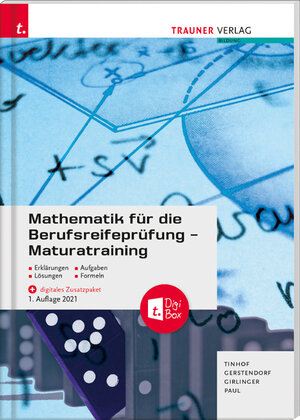 Buchcover Mathematik für die Berufsreifeprüfung - Maturatraining + digitales Zusatzpaket E-Book | Friedrich Tinhof | EAN 9783991511250 | ISBN 3-99151-125-8 | ISBN 978-3-99151-125-0
