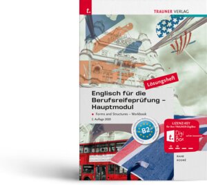 Buchcover Englisch für die Berufsreifeprüfung - Hauptmodul Forms and Structures, Workbook Lösungsheft E-Book | Gabriele Raab | EAN 9783991511618 | ISBN 3-99151-161-4 | ISBN 978-3-99151-161-8