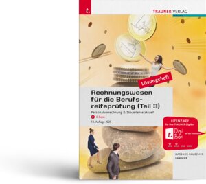 Buchcover Rechnungswesen für die Berufsreifeprüfung (Teil 3) | Barbara Gassner-Rauscher | EAN 9783991515159 | ISBN 3-99151-515-6 | ISBN 978-3-99151-515-9