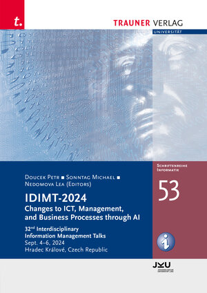 Buchcover IDIMT-2024 | Petr Doucek | EAN 9783991515272 | ISBN 3-99151-527-X | ISBN 978-3-99151-527-2