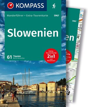 Buchcover KOMPASS Wanderführer Slowenien, 61 Touren mit Extra-Tourenkarte | Boris Korencan | EAN 9783991540625 | ISBN 3-99154-062-2 | ISBN 978-3-99154-062-5