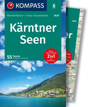 Buchcover KOMPASS Wanderführer Kärntner Seen, 55 Touren mit Extra-Tourenkarte | Wolfgang Heitzmann | EAN 9783991540793 | ISBN 3-99154-079-7 | ISBN 978-3-99154-079-3