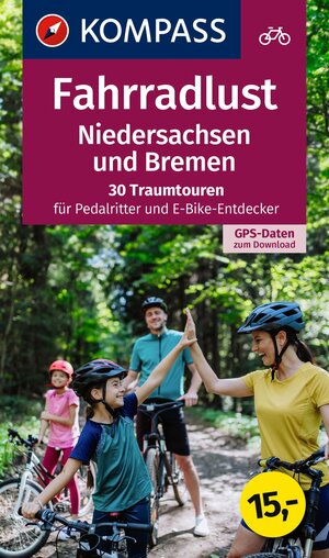 Buchcover KOMPASS Fahrradlust Niedersachsen  | EAN 9783991541295 | ISBN 3-99154-129-7 | ISBN 978-3-99154-129-5