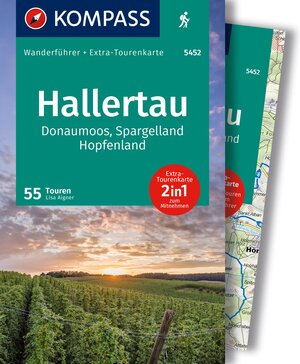 Buchcover KOMPASS Wanderführer Hallertau, Donaumoos, Spargelland, Hopfenland, 55 Touren mit Extra-Tourenkarte  | EAN 9783991541349 | ISBN 3-99154-134-3 | ISBN 978-3-99154-134-9