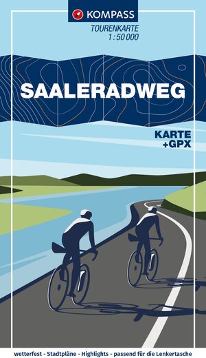 Buchcover KOMPASS Fahrrad-Tourenkarte Saaleradweg - Von Münchberg nach Schönebeck (Elbe) 1:50.000  | EAN 9783991541868 | ISBN 3-99154-186-6 | ISBN 978-3-99154-186-8