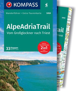 Buchcover KOMPASS Wanderführer AlpeAdriaTrail, Vom Großglockner nach Triest, 33 Etappen mit Extra-Tourenkarte | Walter Theil | EAN 9783991541899 | ISBN 3-99154-189-0 | ISBN 978-3-99154-189-9