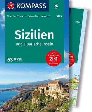 Buchcover KOMPASS Wanderführer Sizilien und Liparische Inseln, 60 Touren mit Extra-Tourenkarte  | EAN 9783991542537 | ISBN 3-99154-253-6 | ISBN 978-3-99154-253-7