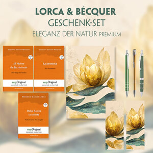 Buchcover Lorca & Bécquer Geschenkset - 3 Bücher (mit Audio-Online) + Eleganz der Natur Schreibset Premium | Federico García Lorca | EAN 9783991680130 | ISBN 3-99168-013-0 | ISBN 978-3-99168-013-0