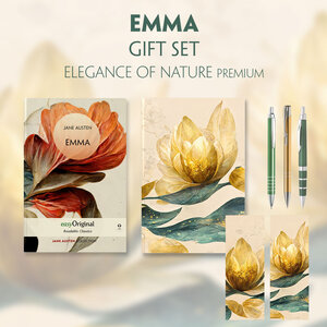 Buchcover Emma (with audio-online) Readable Classics Geschenkset + Eleganz der Natur Schreibset Premium | Jane Austen | EAN 9783991680819 | ISBN 3-99168-081-5 | ISBN 978-3-99168-081-9