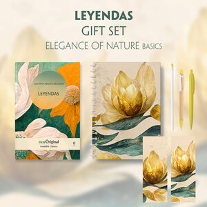 Buchcover Leyendas (with audio-online) Readable Classics Geschenkset + Eleganz der Natur Schreibset Basics | Gustavo Adolfo Bécquer | EAN 9783991681441 | ISBN 3-99168-144-7 | ISBN 978-3-99168-144-1