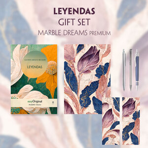 Buchcover Leyendas (with audio-online) Readable Classics Geschenkset + Marmorträume Schreibset Premium | Gustavo Adolfo Bécquer | EAN 9783991681472 | ISBN 3-99168-147-1 | ISBN 978-3-99168-147-2