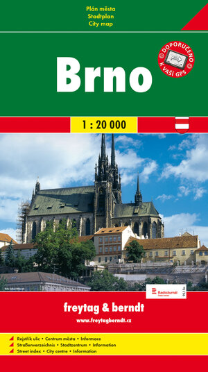 Buchcover Brno / Brünn (Stadtplan 1:20.000)  | EAN 9788072240111 | ISBN 80-7224-011-0 | ISBN 978-80-7224-011-1
