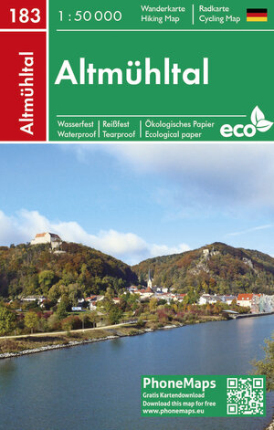 Buchcover Altmühltal, Wander - Radkarte 1 : 50 000  | EAN 9788074454462 | ISBN 80-7445-446-0 | ISBN 978-80-7445-446-2