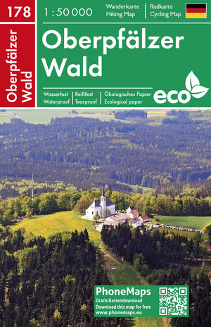 Buchcover Oberpfälzer Wald, Wander - Radkarte 1 : 50 000  | EAN 9788074454516 | ISBN 80-7445-451-7 | ISBN 978-80-7445-451-6