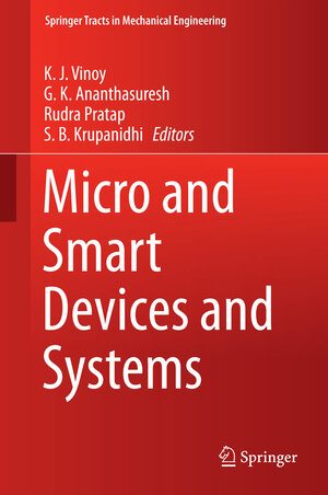 Buchcover Micro and Smart Devices and Systems | EAN 9788132219132 | ISBN 81-322-1913-9 | ISBN 978-81-322-1913-2