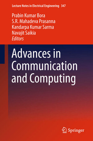 Buchcover Advances in Communication and Computing | EAN 9788132224648 | ISBN 81-322-2464-7 | ISBN 978-81-322-2464-8