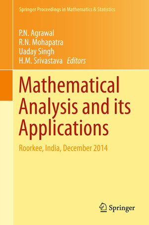 Buchcover Mathematical Analysis and its Applications | EAN 9788132224846 | ISBN 81-322-2484-1 | ISBN 978-81-322-2484-6