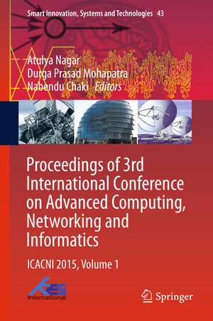 Buchcover Proceedings of 3rd International Conference on Advanced Computing, Networking and Informatics  | EAN 9788132225386 | ISBN 81-322-2538-4 | ISBN 978-81-322-2538-6