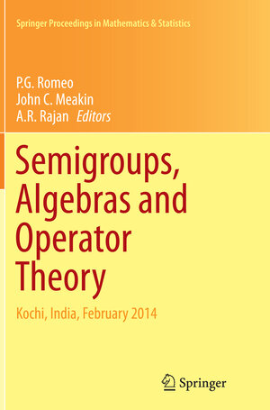 Buchcover Semigroups, Algebras and Operator Theory | EAN 9788132229834 | ISBN 81-322-2983-5 | ISBN 978-81-322-2983-4