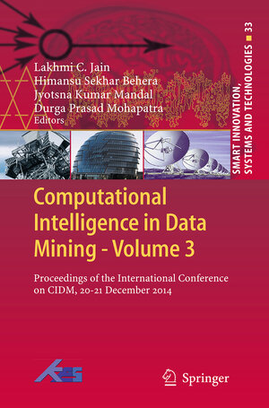 Buchcover Computational Intelligence in Data Mining - Volume 3  | EAN 9788132235682 | ISBN 81-322-3568-1 | ISBN 978-81-322-3568-2