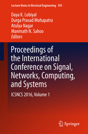 Buchcover Proceedings of the International Conference on Signal, Networks, Computing, and Systems | EAN 9788132235927 | ISBN 81-322-3592-4 | ISBN 978-81-322-3592-7