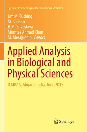 Buchcover Applied Analysis in Biological and Physical Sciences  | EAN 9788132238751 | ISBN 81-322-3875-3 | ISBN 978-81-322-3875-1