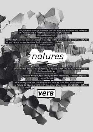 Buchcover Verb Natures  | EAN 9788496540217 | ISBN 84-96540-21-9 | ISBN 978-84-96540-21-7