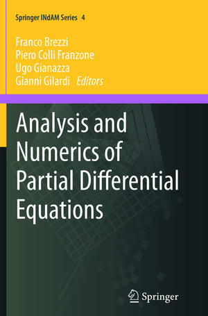 Buchcover Analysis and Numerics of Partial Differential Equations | EAN 9788847055599 | ISBN 88-470-5559-8 | ISBN 978-88-470-5559-9