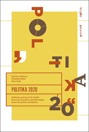 Buchcover Politika 2020 | Alice Engl | EAN 9788872837269 | ISBN 88-7283-726-X | ISBN 978-88-7283-726-9