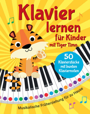 Buchcover Klavier lernen mit Tiger Timo | Rabanser Sophie | EAN 9788894755800 | ISBN 88-947558-0-0 | ISBN 978-88-947558-0-0