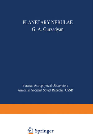 Buchcover Planetary Nebulae | G.A. Gurzadyan | EAN 9789027701176 | ISBN 90-277-0117-2 | ISBN 978-90-277-0117-6
