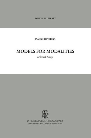 Buchcover Models for Modalities | Jaakko Hintikka | EAN 9789027705983 | ISBN 90-277-0598-4 | ISBN 978-90-277-0598-3