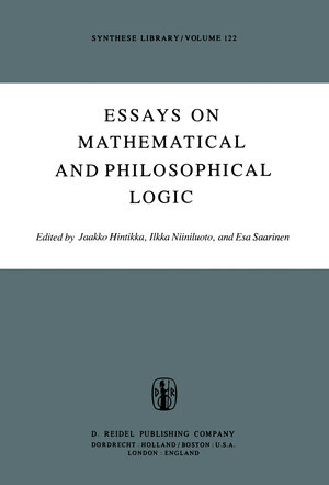 Buchcover Essays on Mathematical and Philosophical Logic | EAN 9789027708793 | ISBN 90-277-0879-7 | ISBN 978-90-277-0879-3