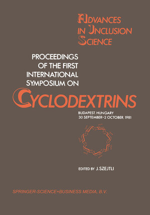 Buchcover Proceedings of the First International Symposium on Cyclodextrins  | EAN 9789027714336 | ISBN 90-277-1433-9 | ISBN 978-90-277-1433-6