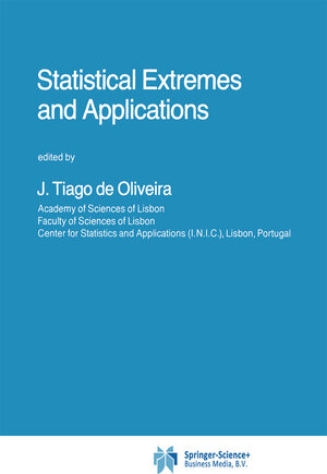 Buchcover Statistical Extremes and Applications  | EAN 9789027718044 | ISBN 90-277-1804-0 | ISBN 978-90-277-1804-4